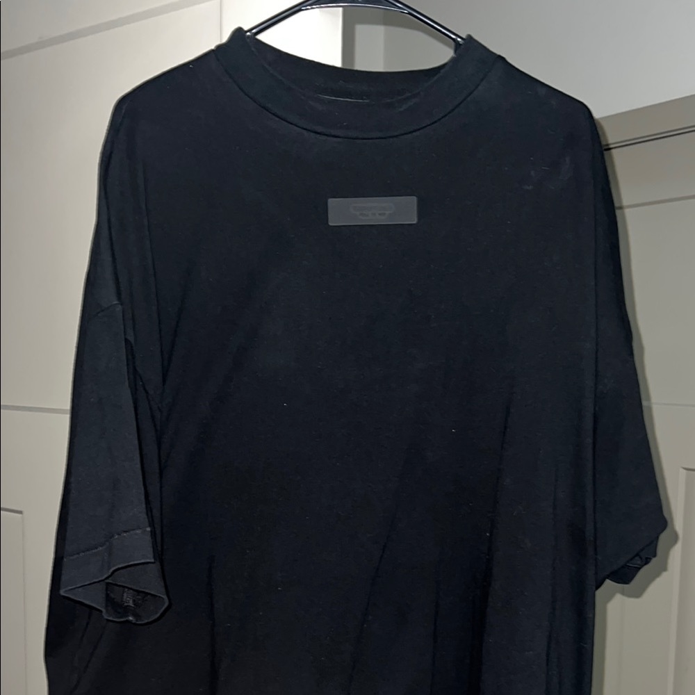 Authentic Essentials Fear Of God Oversized Black Men's T-Shirt
